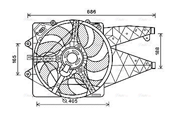 Fan, engine cooling (AL7523)