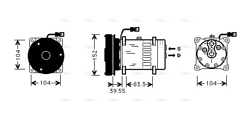 Compressor, air conditioning (CPAK003)