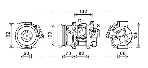 Compressor, air conditioning (TOAK721)