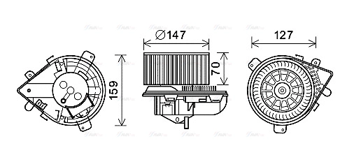 Interior Blower (PE8395)