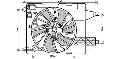 Fan, engine cooling (RT7539)