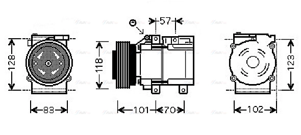 Compressor, air conditioning (HYAK209)