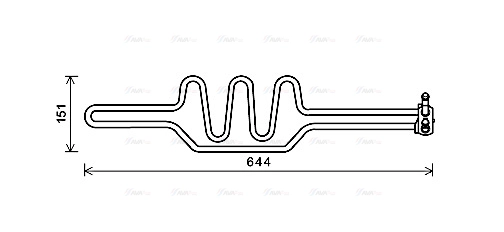 Oil Cooler, steering (BWA3469)