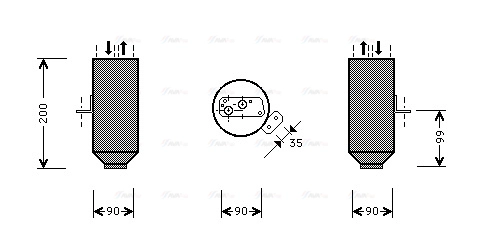 Dryer, air conditioning (BWD217)