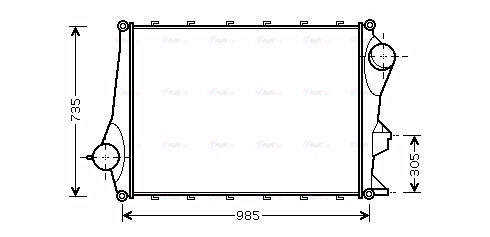 Charge Air Cooler (VL4043)