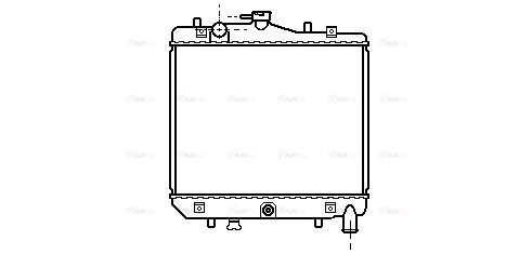 Radiator, engine cooling (MZ2042)