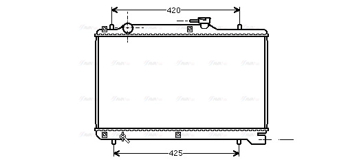 Radiator, engine cooling (SZ2050)
