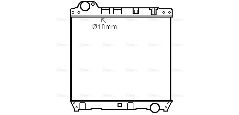 Radiator, engine cooling (ME2176N)