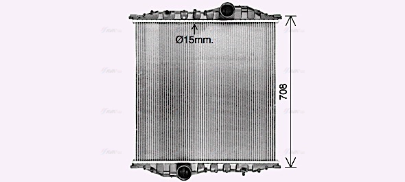 Radiator, engine cooling (ME2313N)