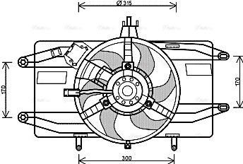 Fan, engine cooling (FT7555)