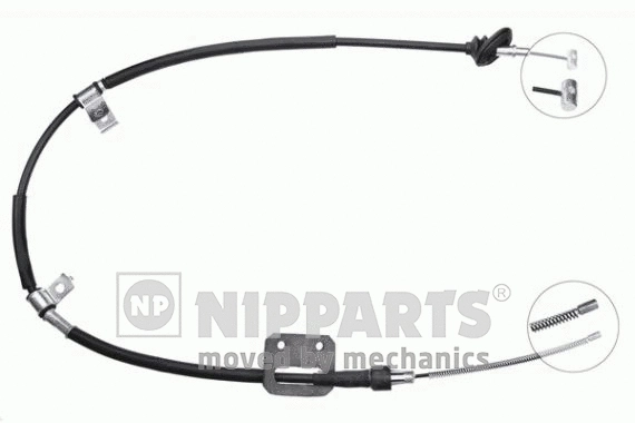 Cable Pull, parking brake (J18777)