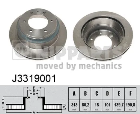 Brake Disc (J3319001)