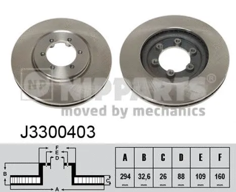 Brake Disc (J3300403)