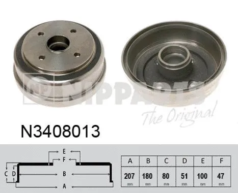Brake Drum (N3408013)