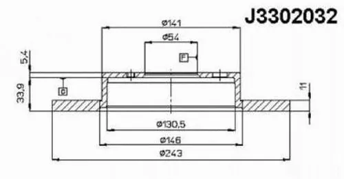 Brake Disc (J3302032)