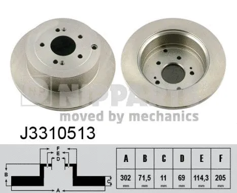 Brake Disc (J3310513)