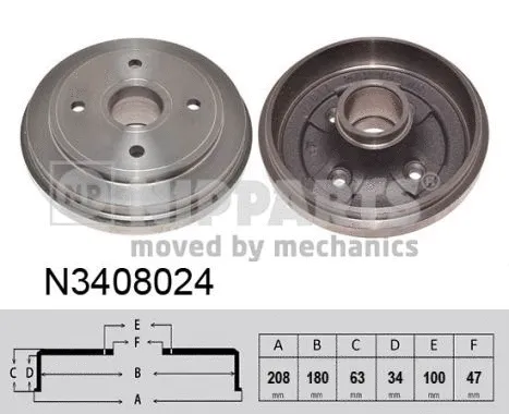 Brake Drum (N3408024)