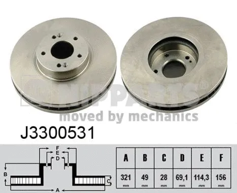 Brake Disc (J3300531)