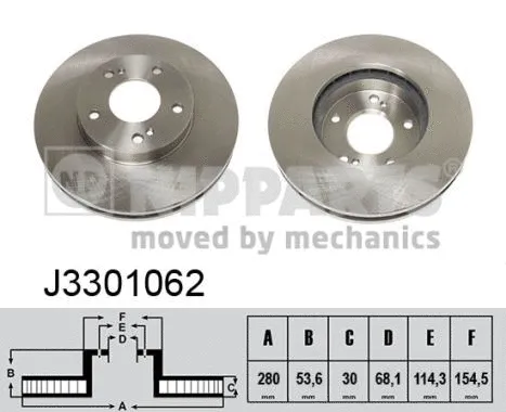Brake Disc (J3301062)