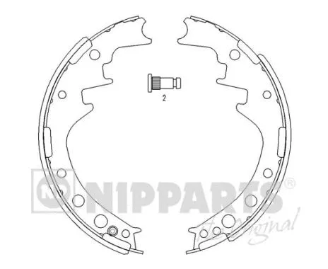 Brake Shoe Set (J3502033)