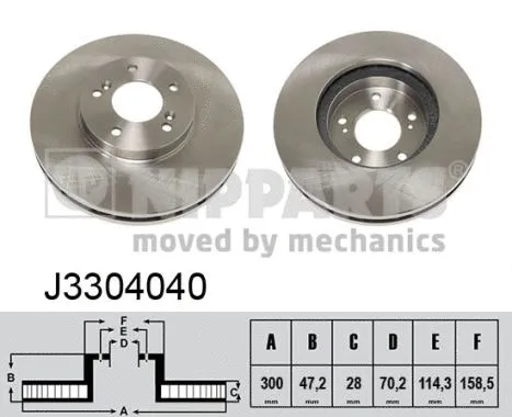 Brake Disc (J3304040)
