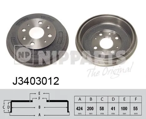 Brake Drum (J3403012)