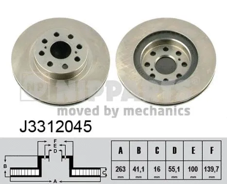 Brake Disc (J3312045)