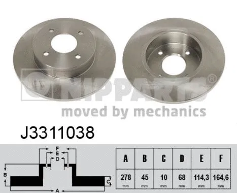 Brake Disc (J3311038)