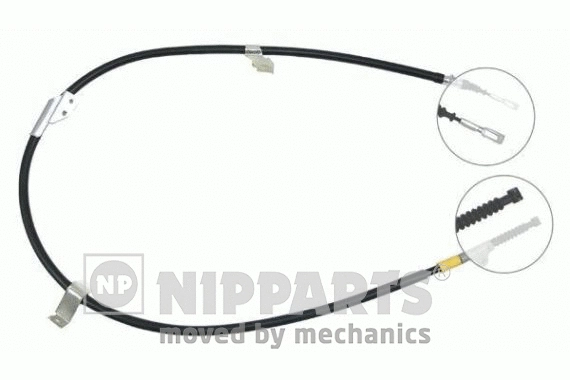 Cable Pull, parking brake (J15077)