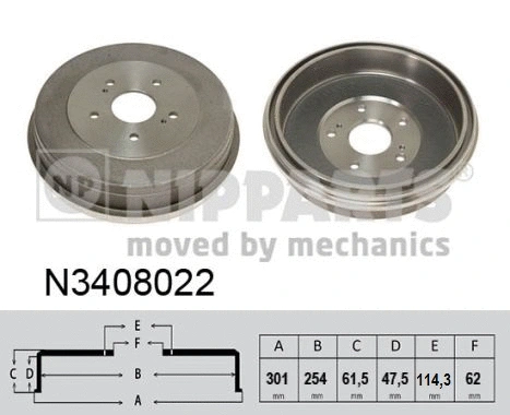 Brake Drum (N3408022)