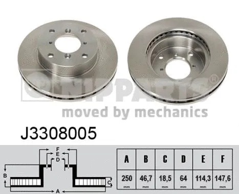 Brake Disc (J3308005)