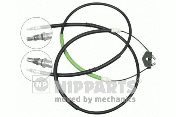 Cable Pull, parking brake (J17402)