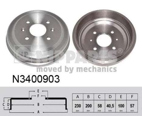 Brake Drum (N3400903)
