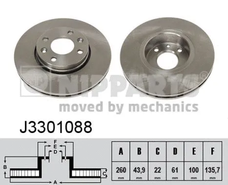 Brake Disc (J3301088)