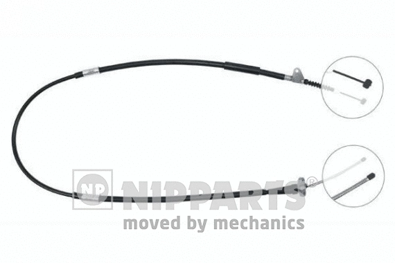 Cable Pull, parking brake (J16048)