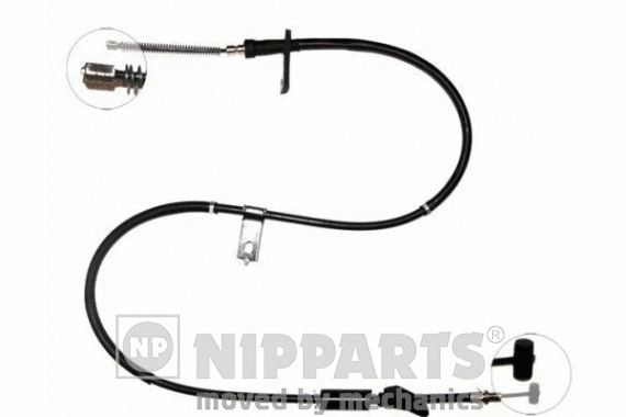 Cable Pull, parking brake (J17737)
