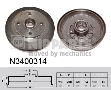 Brake Drum (N3400314)