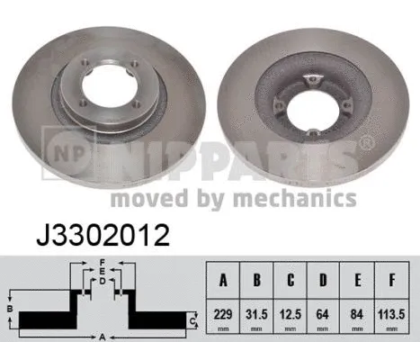 Brake Disc (J3302012)