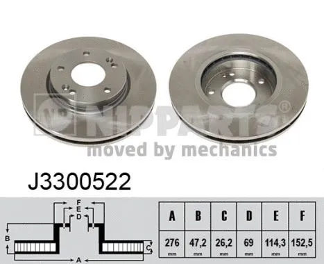 Brake Disc (J3300522)