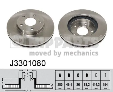 Brake Disc (J3301080)
