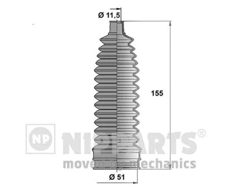 Bellow Kit, steering (N2841035)