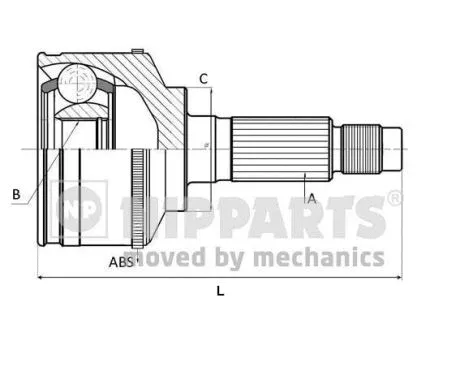Joint Kit, drive shaft (N2827028)