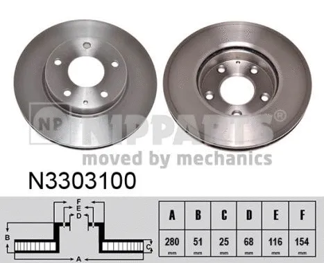 Brake Disc (N3303100)