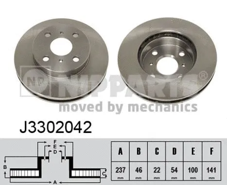 Brake Disc (J3302042)