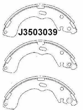 Brake Shoe Set (J3503039)