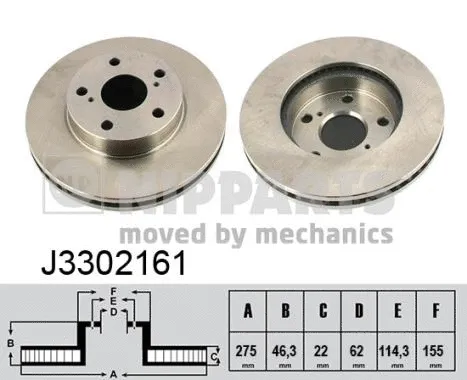 Brake Disc (J3302161)