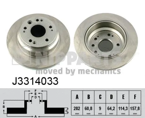 Brake Disc (J3314033)