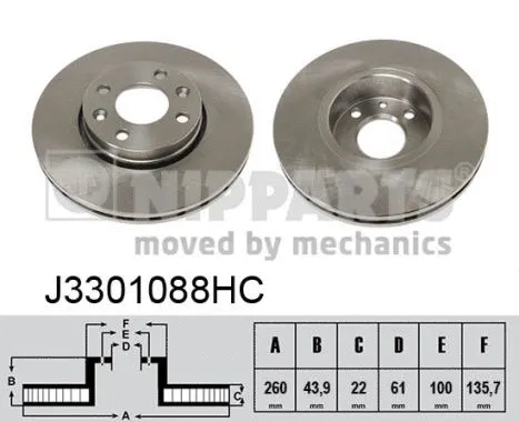 Brake Disc (J3301088HC)