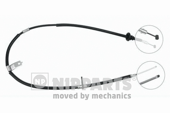 Cable Pull, parking brake (J10898)