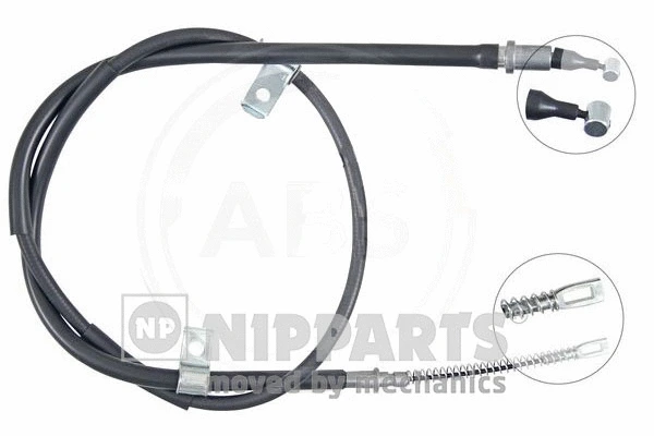 Cable Pull, parking brake (J13428)